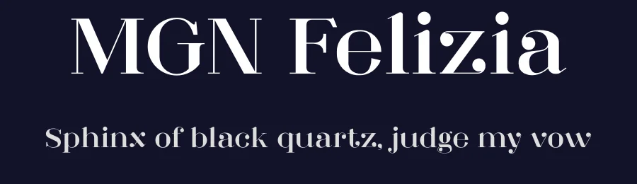 MGN Felizia by Studio Morgana.id — Serif Font — thumbnail 2