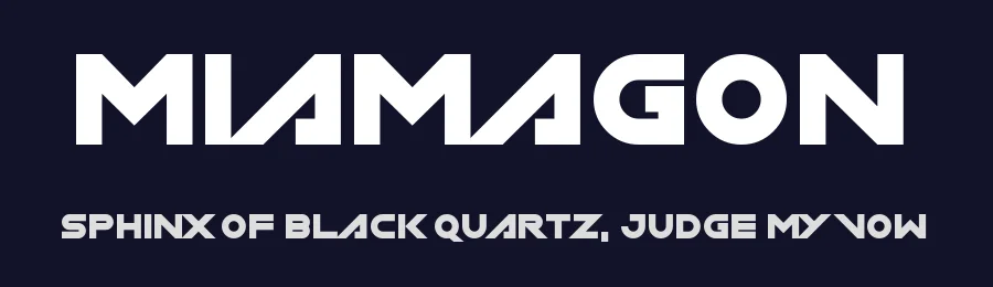 Miamagon by Chequered Ink — Sans Serif Font — thumbnail 2