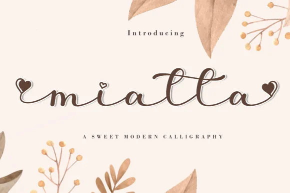Miatta Font by AEN Creative Studio — Script Handwritten Font