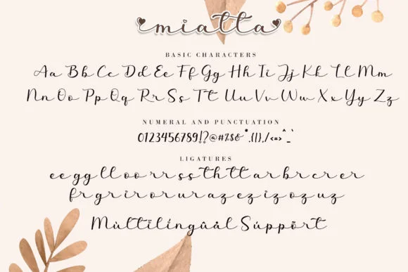 Miatta Font by AEN Creative Studio — Script Handwritten Font — thumbnail 9