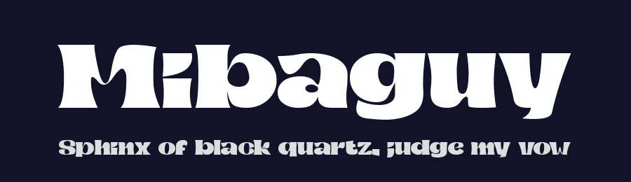 Mibaguy by StringLabs Creative Studio — Decorative Font — thumbnail 2