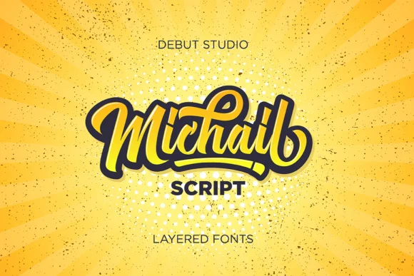 Michail Script Font by Debut Studio — Script Handwritten Font