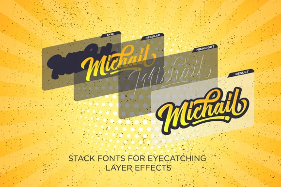 Michail Script Font by Debut Studio — Script Handwritten Font — thumbnail 2