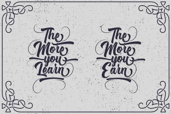 Michail Script Font by Debut Studio — Script Handwritten Font — thumbnail 4