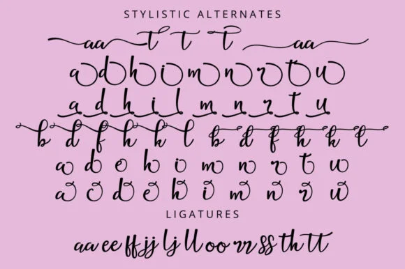 Michelle Font by masinong by masinong — Script Handwritten Font — thumbnail 7