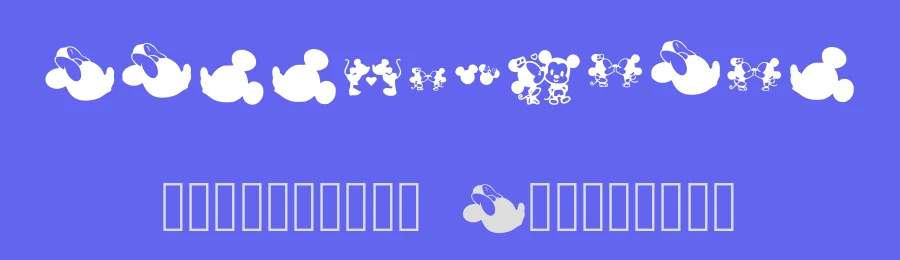 Mickey Love by Criper Lee — Dingbats Font — thumbnail 3