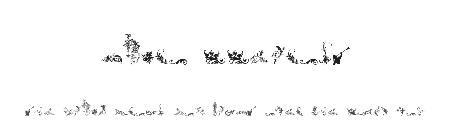 Micro Fleurons by Intellecta Design — Dingbats Font