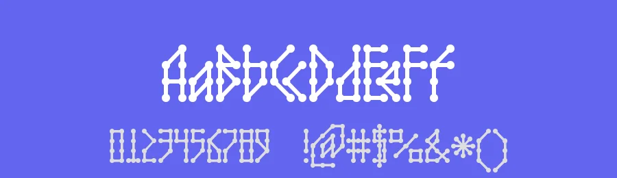 Microbe AOE by Astigmatic One Eye Typographic Institute — Decorative Font — thumbnail 3
