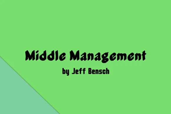 Middle Management Font by jeffbensch β Script Handwritten Font