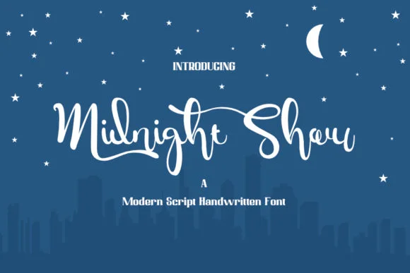Midnight Show Font by typocrisy.studio — Script Handwritten Font