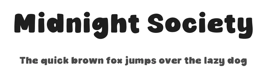 Midnight Society by MJType — Decorative Font
