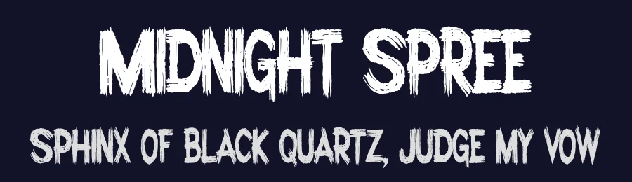 Midnight Spree by Sinister Fonts — Decorative Font — thumbnail 2
