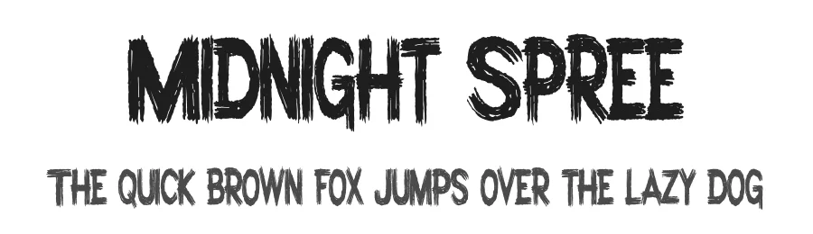Midnight Spree by Sinister Fonts — Decorative Font