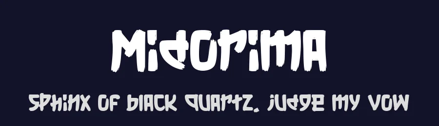 Midorima by Helotype — Decorative Font — thumbnail 2