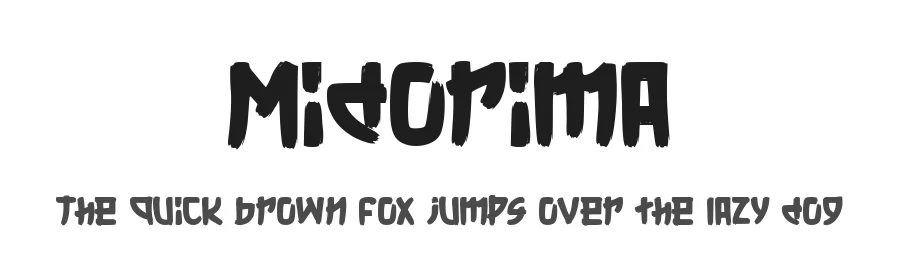 Midorima by Helotype — Decorative Font