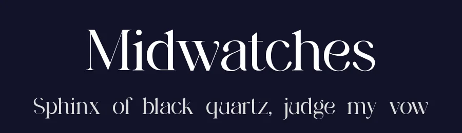Midwatches by UI Creative — Serif Font — thumbnail 2