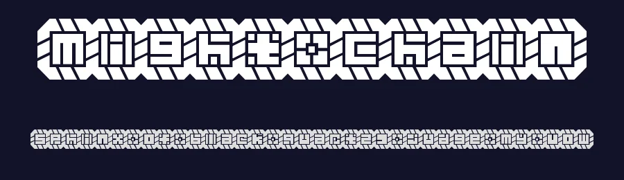 Might Chain by Zephram — Decorative Font — thumbnail 2