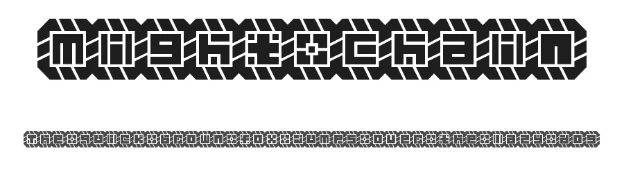 Might Chain by Zephram — Decorative Font