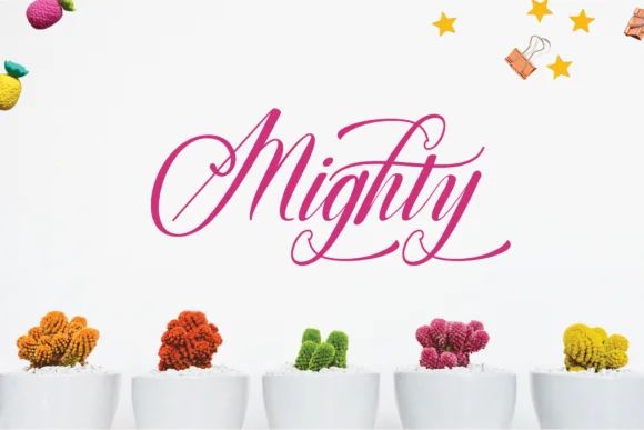 Mighty Font by Rt Creative — Script Handwritten Font