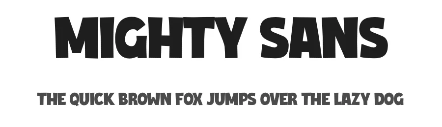 Mighty Sans