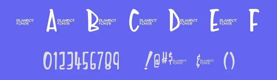 Mighty Tomato by Blambot — Decorative Font — thumbnail 3