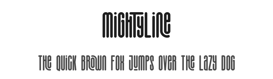 Mightyline by Linecreative — Decorative Font