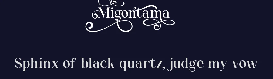 Migontama by Qaratype — Serif Font — thumbnail 2