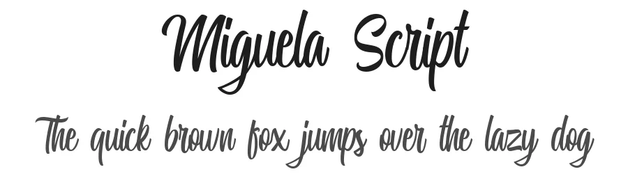 Miguela Script