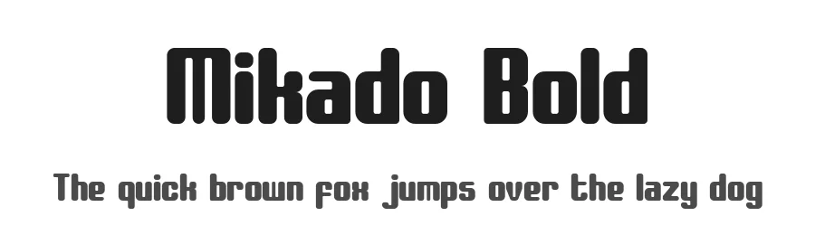 Mikado Bold