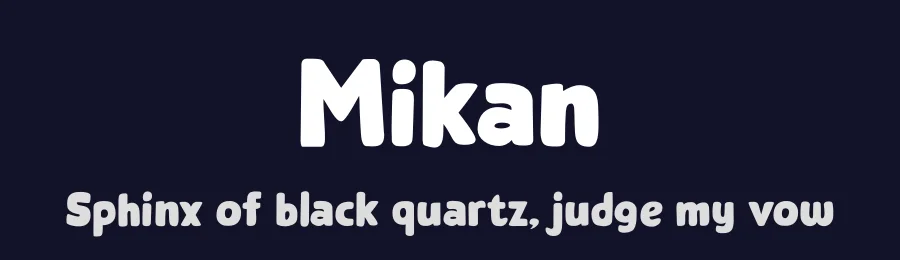 Mikan by Hanoded — Decorative Font — thumbnail 2
