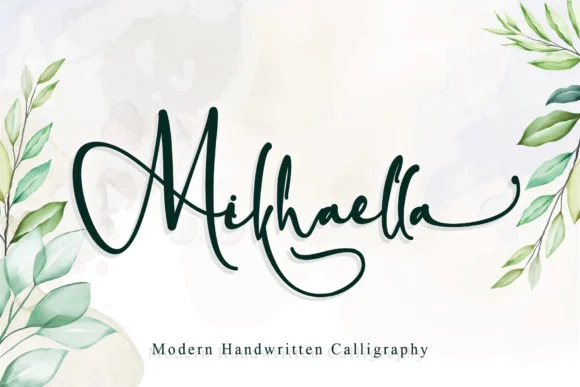 Mikhaella Font by Stefani Letter — Serif Font