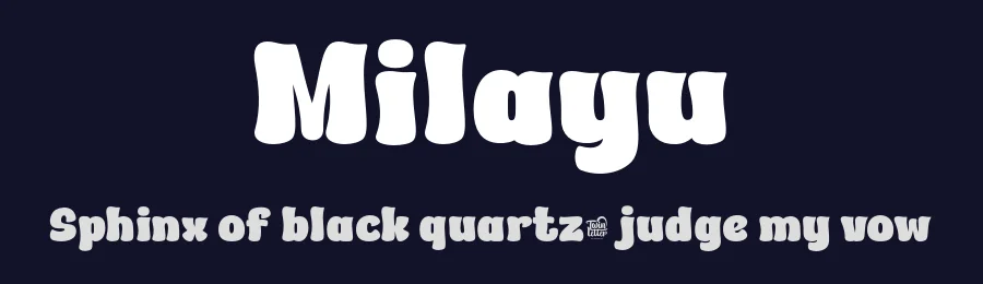 Milayu by twinletter — Decorative Font — thumbnail 2