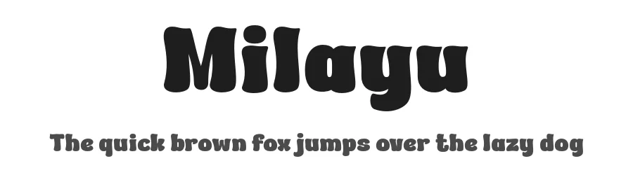 Milayu by twinletter — Decorative Font