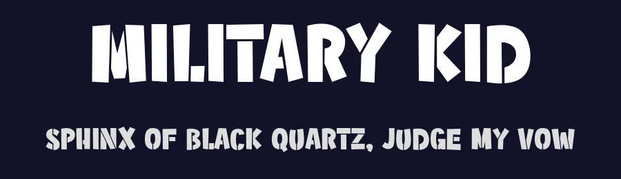 Military Kid by Tokokoo Studio — Decorative Font — thumbnail 2