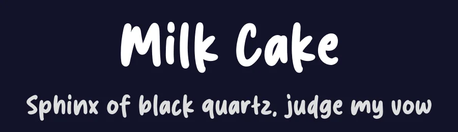 Milk Cake by MJType — Script Handwritten Font — thumbnail 2