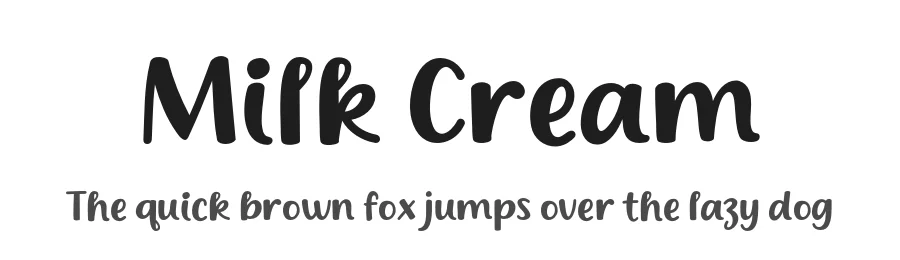 Milk Cream by MJType — Decorative Font