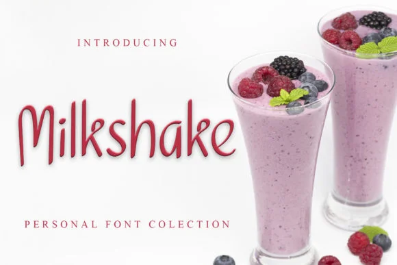 Milkshake Font by GiaLetter by GiaLetter — Script Handwritten Font