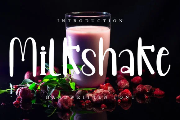 Milkshake Font by ONE DESIGN