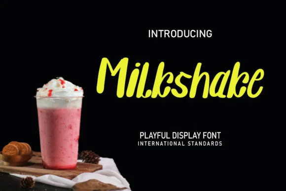 Milkshake Font by shiddiq.art by shiddiq.art — Script Handwritten Font