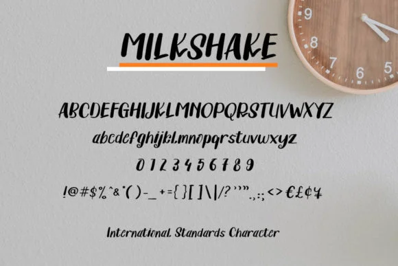 Milkshake Font by shiddiq.art by shiddiq.art — Script Handwritten Font — thumbnail 3