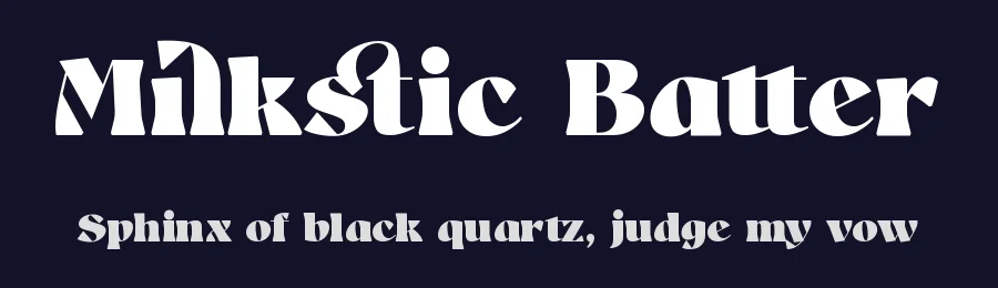 Milkstic Batter by Timelesstype Studio — Sans Serif Font — thumbnail 2