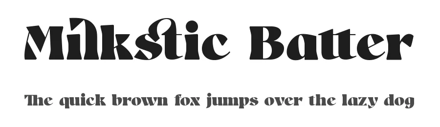 Milkstic Batter by Timelesstype Studio โ Sans Serif Font