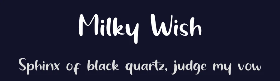 Milky Wish by RantautypeStudio — Decorative Font — thumbnail 2