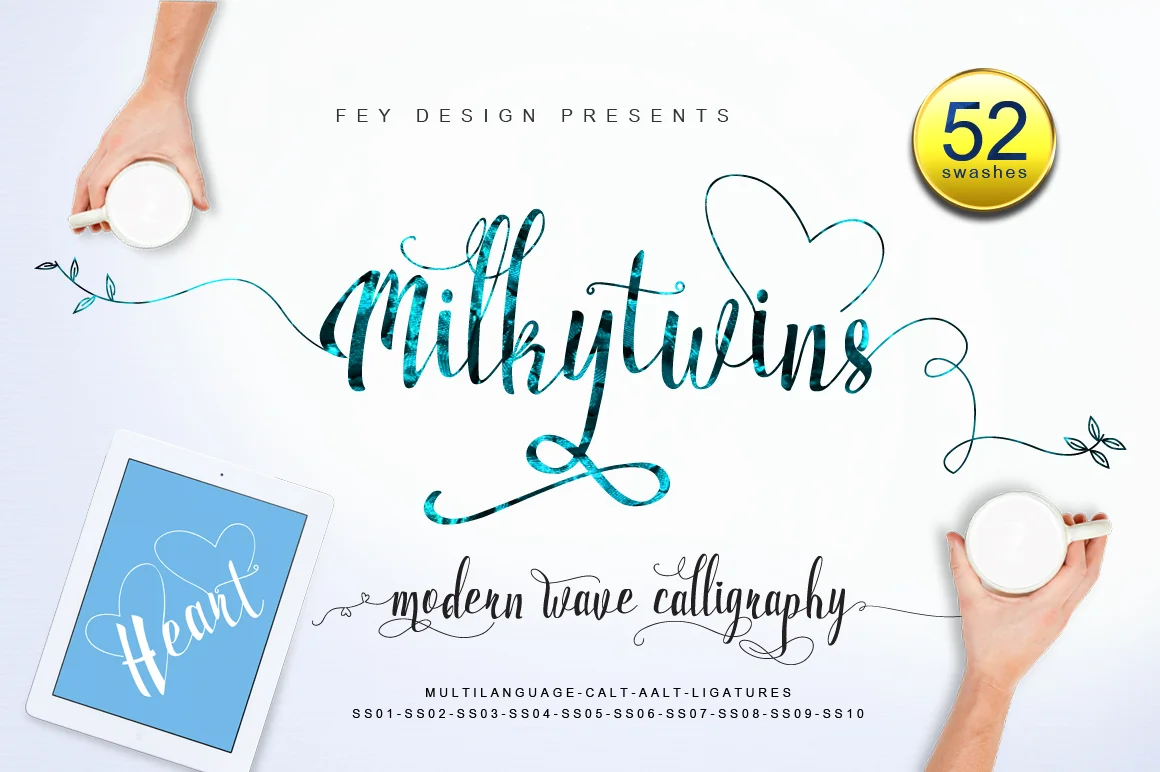 Milkytwins Font by feydesign — Script Handwritten Font