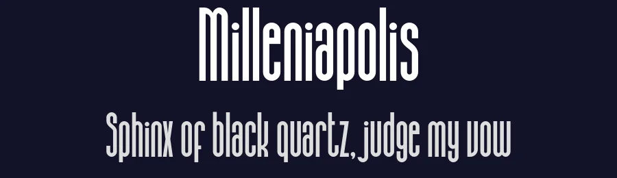 Milleniapolis by Ikiiko Type — Sans Serif Font — thumbnail 2