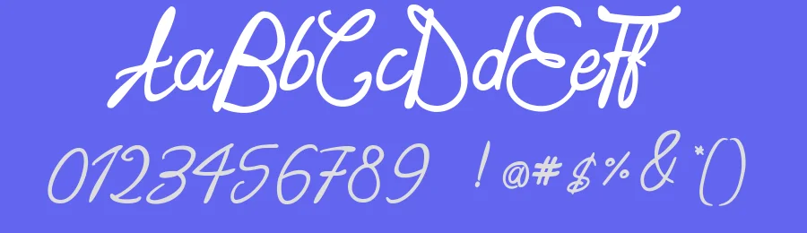 Millenium Sunset by La Matrice | Maël Keïta Valère — Script Handwritten Font — thumbnail 3
