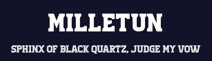 Milletun by Chequered Ink — Serif Font — thumbnail 2