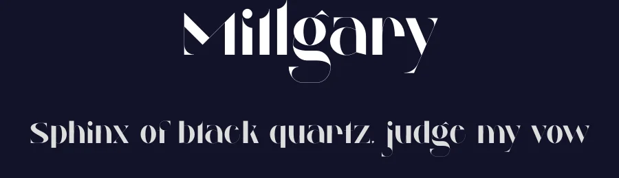 Millgary by StudioinBry — Sans Serif Font — thumbnail 2