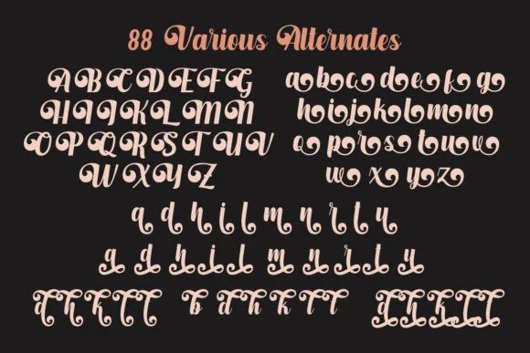 Milliard Script Font by Debut Studio — Script Handwritten Font — thumbnail 6