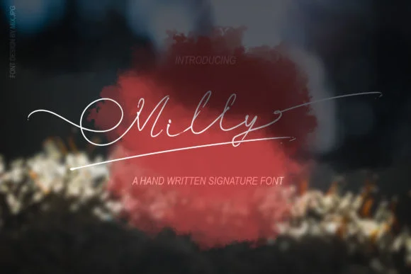 Milly Signature Font by Authentype — Script Handwritten Font